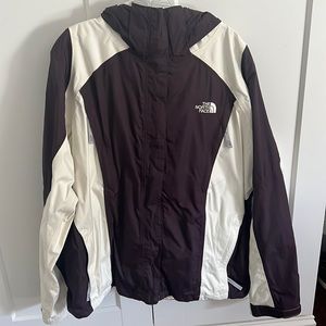 The North Face Plum and Ivory Rain/Ski Jacket